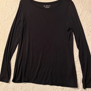 Chico’s size 1 black long sleeve top